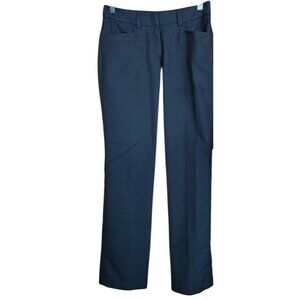 oobe Pants Womens 10x 33" Gray Polyester Flat Front straight leg Uniform Work